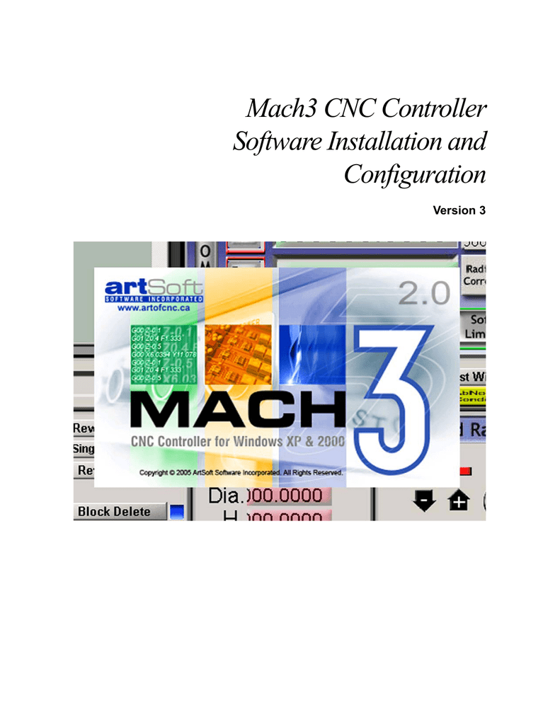 basic settings of mach3 cnc software